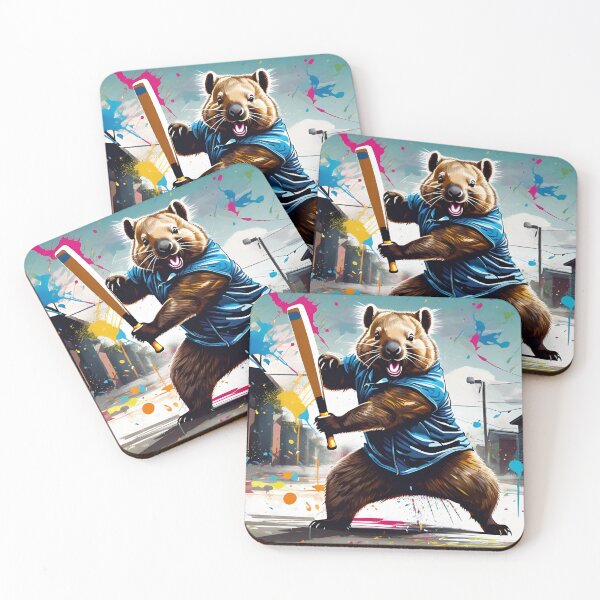 Item preview, Batter Up Wombat designed and sold by pUNKnown.