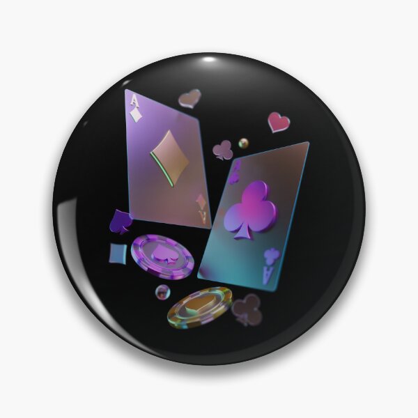 Item preview, ace pair, poker chips, playing cards designed and sold by Numbers-Art.