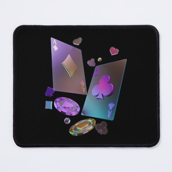 Item preview, ace pair, poker chips, playing cards designed and sold by Numbers-Art.