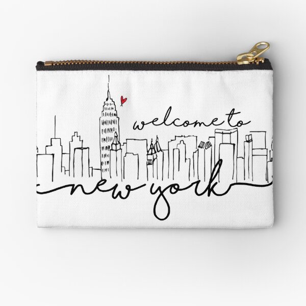 New York Zipper Pouches for Sale | Redbubble