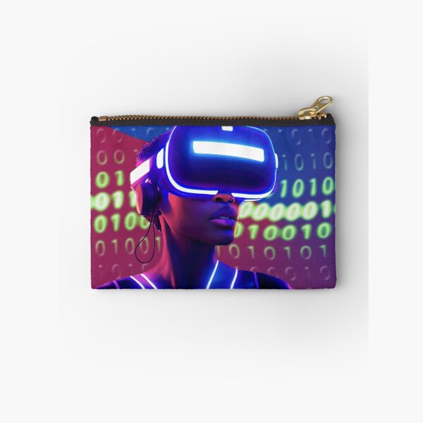 Item preview, Woman with VR headset designed and sold by GreenSaiko.