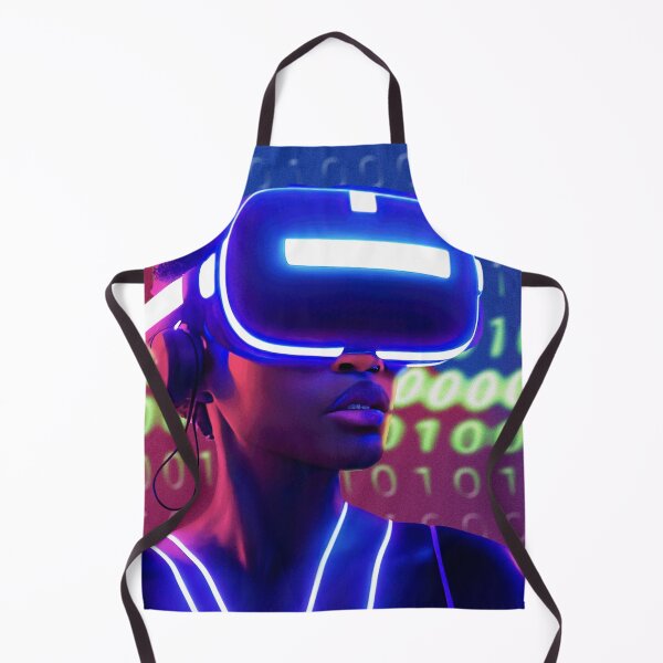 Item preview, Woman with VR headset designed and sold by GreenSaiko.