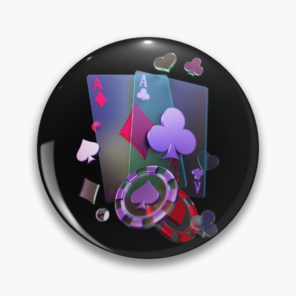 Item preview, ace pair, poker chips, playing cards 2 designed and sold by Numbers-Art.