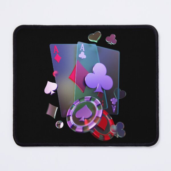 Item preview, ace pair, poker chips, playing cards 2 designed and sold by Numbers-Art.