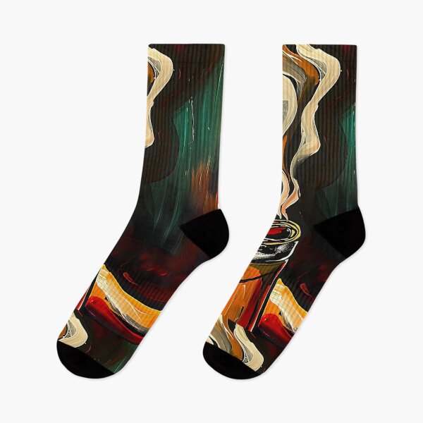 Item preview, Dynamic Vibrant Scene - Swirling Colors from a Cigar - Abstract AI Generated Art  designed and sold by OlfactoART Studio.