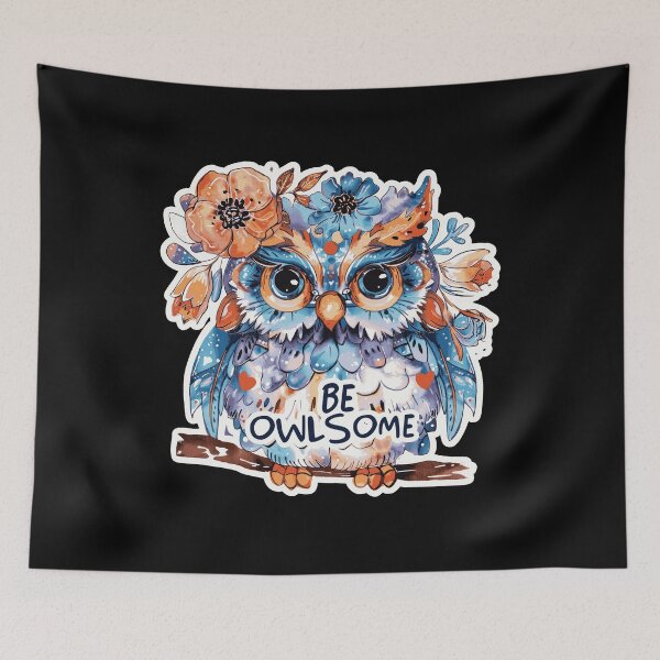 Item preview, Be Owlsome designed and sold by finewilkinson.