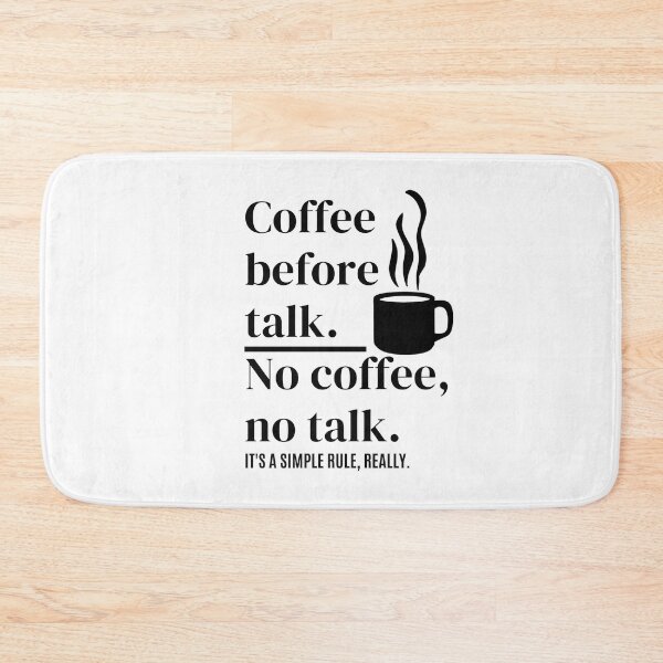 Item preview, Coffee before talk designed and sold by wanessacreative.