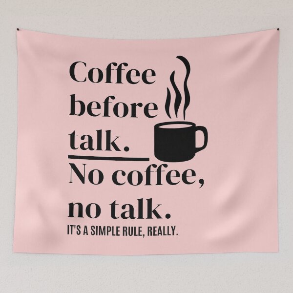 Item preview, Coffee before talk designed and sold by wanessacreative.