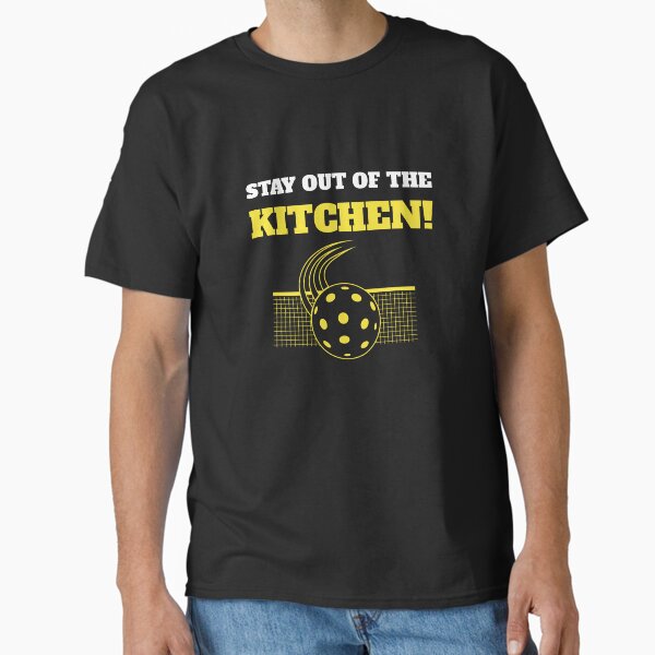 Item preview, Stay Out Of The Kitchen Pickleball T-Shirt designed and sold by KineticTeeCo.