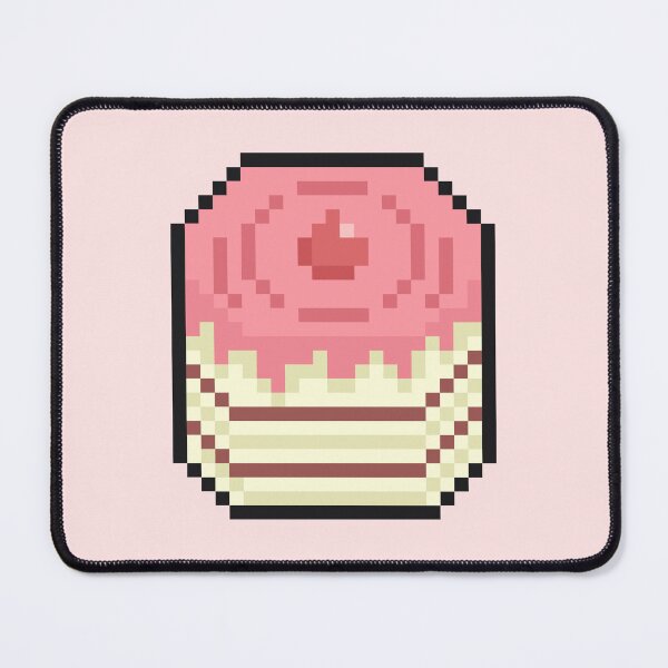 Item preview, delicious pink cake pixel art designed and sold by helixter.