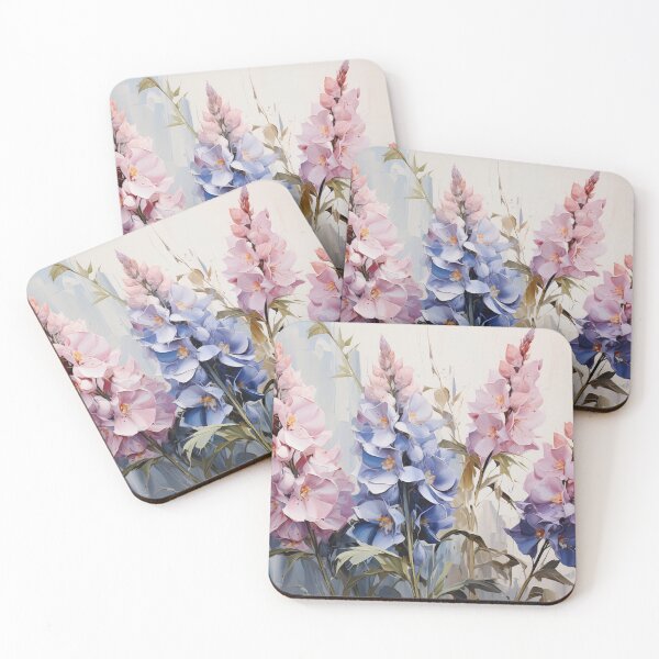 Artikelvorschau, Rittersporn - Impasto Blumen entworfen und verkauft von KootenayDesigns.