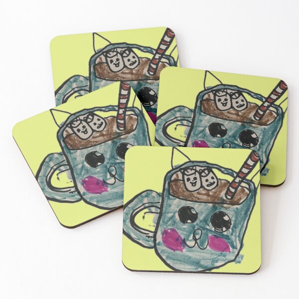 Item preview, Hot Chocolate Cat Mug - Leighann designed and sold by Nina Baldwin.