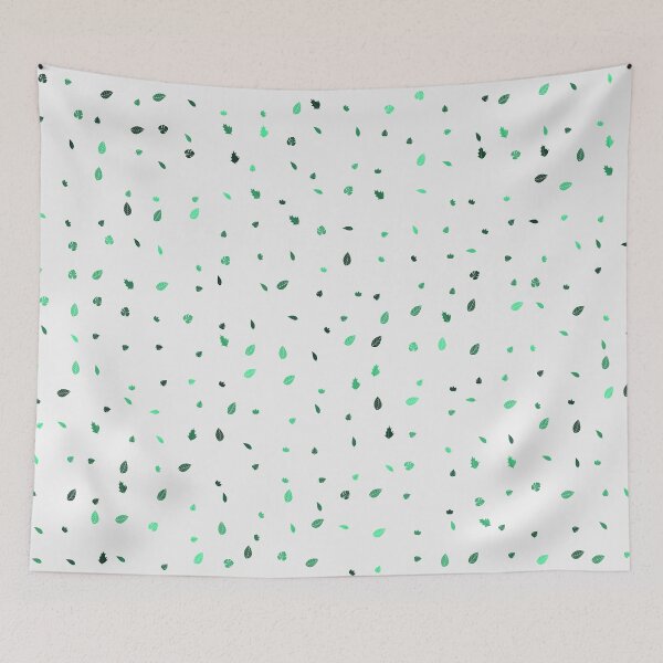 Item preview, Assorted Styles Of Scattered Various Green Color Leaves designed and sold by EvergreenMotifs.