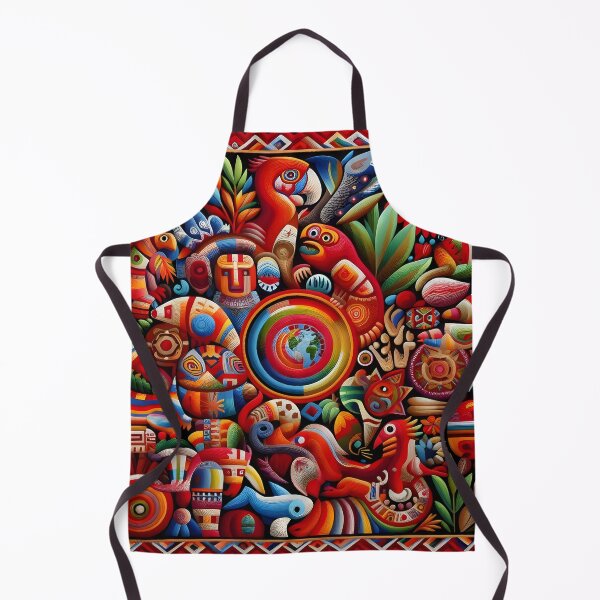 Item preview, Cosmic Celebration - Huichol Universe designed and sold by CielitoLindoArt.