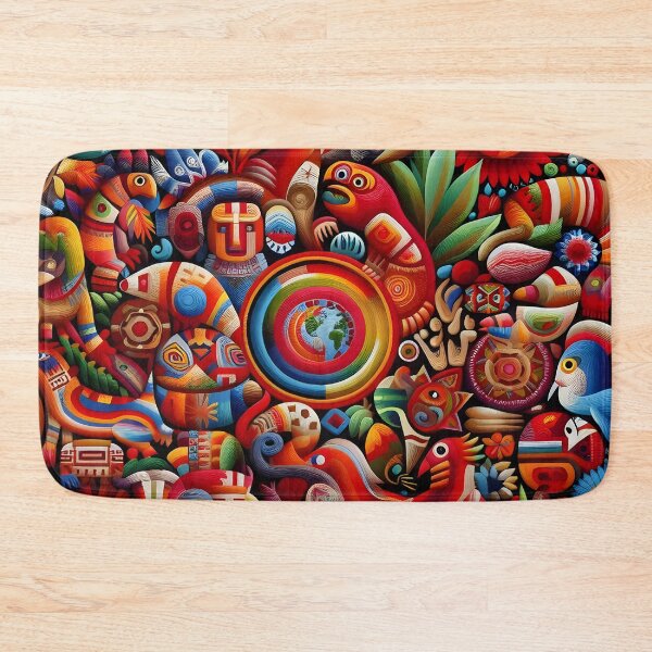 Item preview, Cosmic Celebration - Huichol Universe designed and sold by CielitoLindoArt.