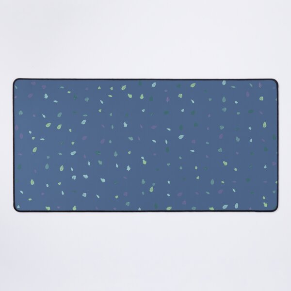 Item preview, Assorted Styles Of Scattered Rainbow Leaves Blue Background designed and sold by EvergreenMotifs.