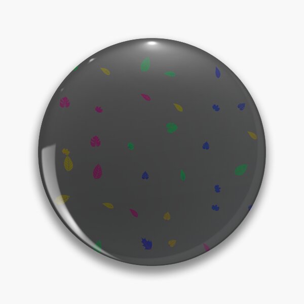Item preview, Assorted Styles Of Scattered Rainbow Leaves Dark Grey designed and sold by EvergreenMotifs.