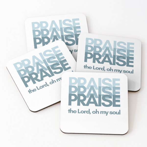 Item preview, Praise the Lord Bible Verse (Blue) designed and sold by Jasmine Sixel.