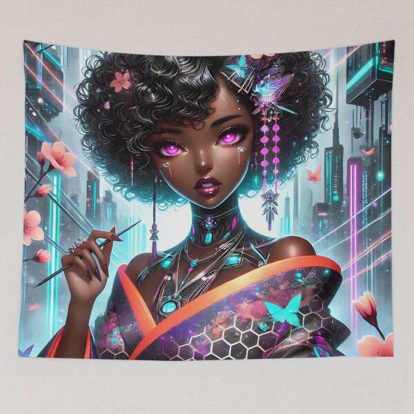 Item preview, Lady in Bloom designed and sold by The Journey Ain't Mid.