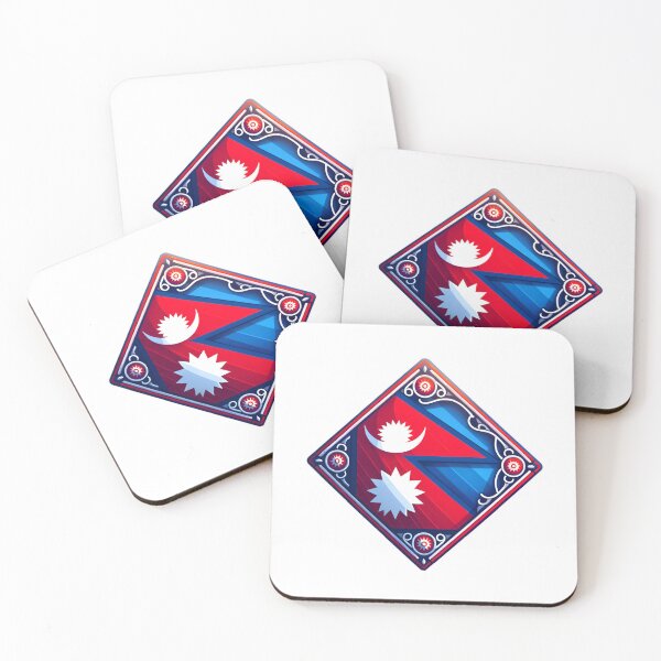 Item preview, Nepal Flag designed and sold by LoveLabDesign.