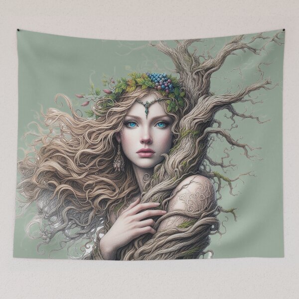 Item preview, NImue, the wood nymph designed and sold by Foxlindesigns.