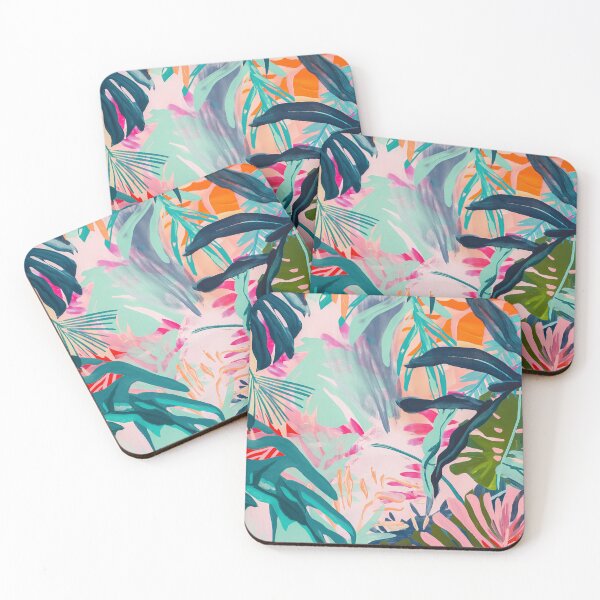 Item preview, Tropical Abstract Wallpaper designed and sold by DreamerBot.