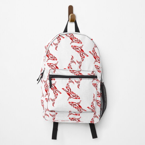 Item preview, KOHOLA (whale) - red  designed and sold by Nesian-Tahiti.