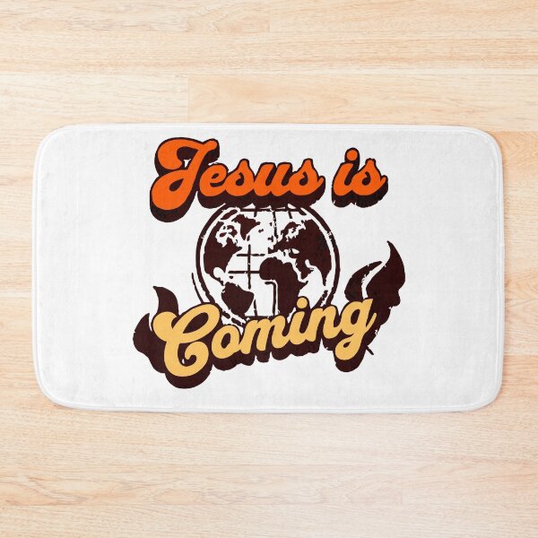 Item preview, Jesus is Coming, Retro Christian Design designed and sold by MoriaStore.