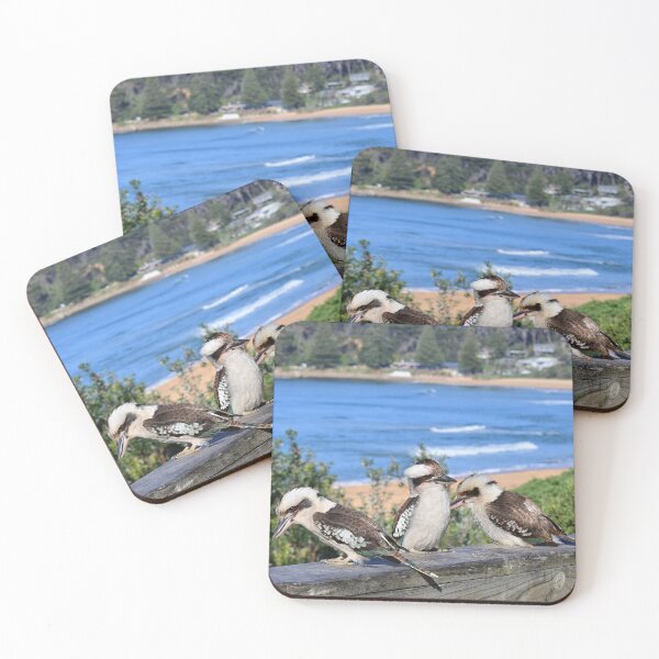 Item preview, Three kookaburra's at the beach designed and sold by Doug Cliff.
