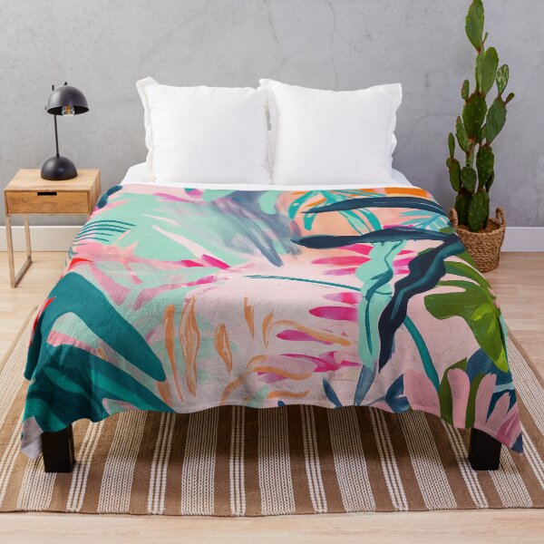 Item preview, Tropical Abstract Wallpaper designed and sold by DreamerBot.