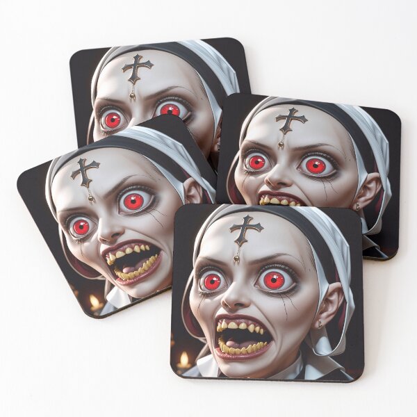Item preview, Scary Demonic Nun From Hell designed and sold by TheArtOfPat.