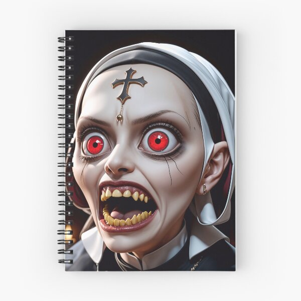 Item preview, Scary Demonic Nun From Hell designed and sold by TheArtOfPat.