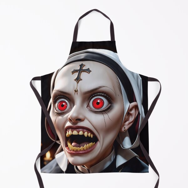 Item preview, Scary Demonic Nun From Hell designed and sold by TheArtOfPat.