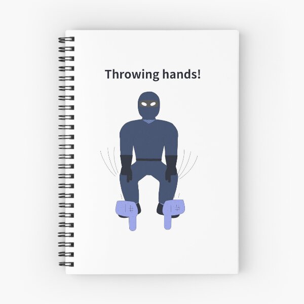 Item preview, Throwing hands designed and sold by Sketchy Thinks.