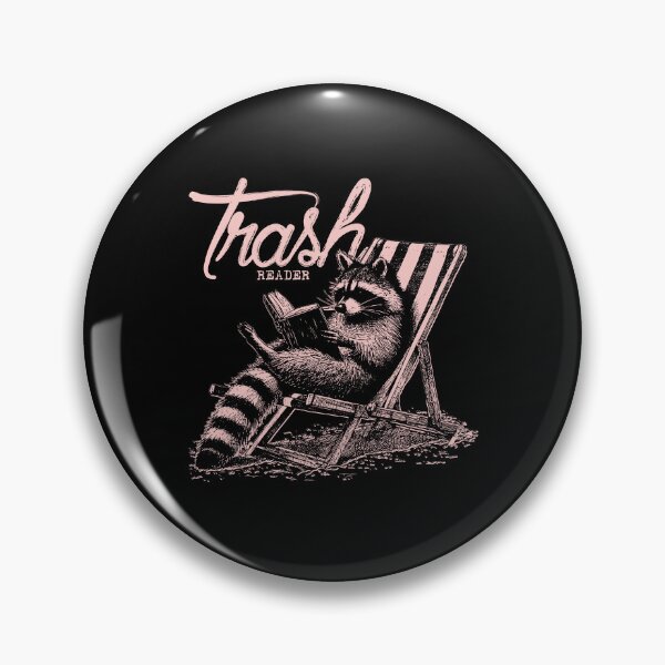 Item preview, Trash Reader Bookish Racoon designed and sold by SpoopyDanceKid.