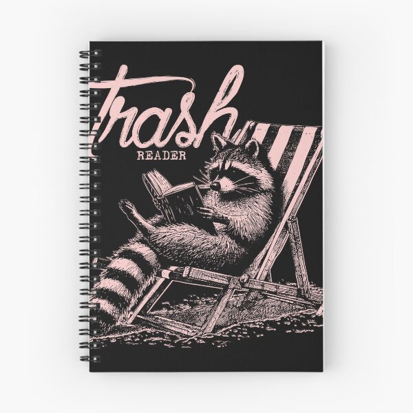 Item preview, Trash Reader Bookish Racoon designed and sold by SpoopyDanceKid.