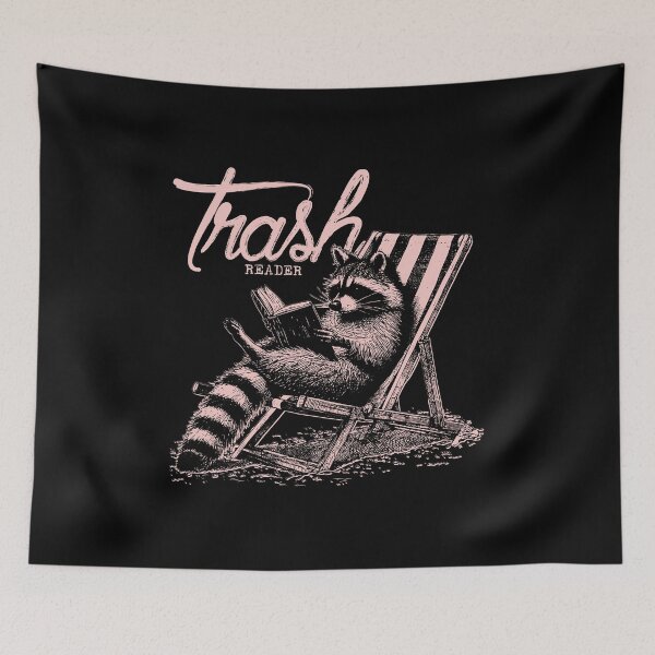 Item preview, Trash Reader Bookish Racoon designed and sold by SpoopyDanceKid.
