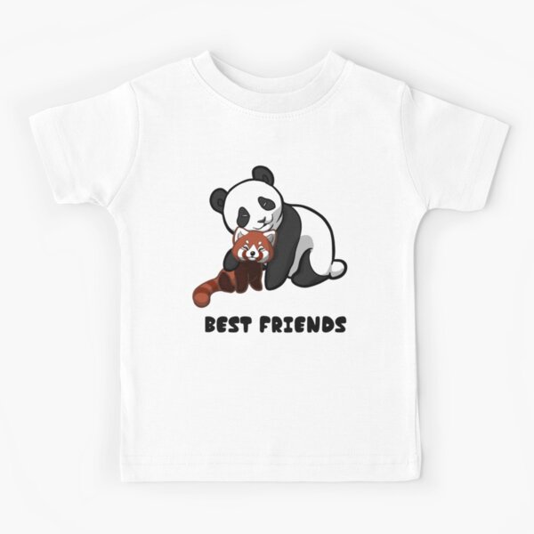 Panda meilleurs amis T-shirt enfant