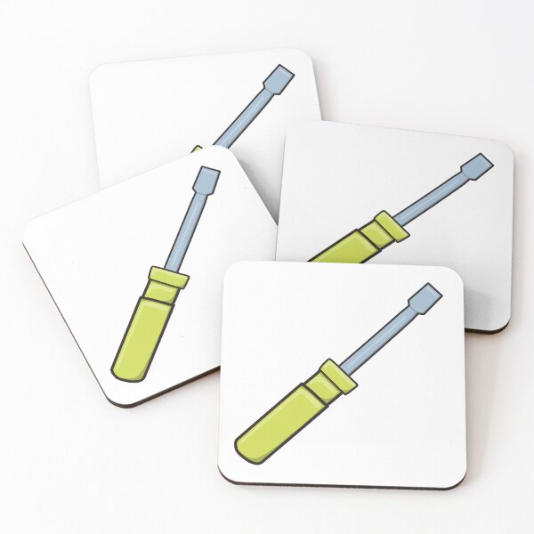 Item preview, Green Cartoon Flathead Screwdriver designed and sold by MoasisArt.
