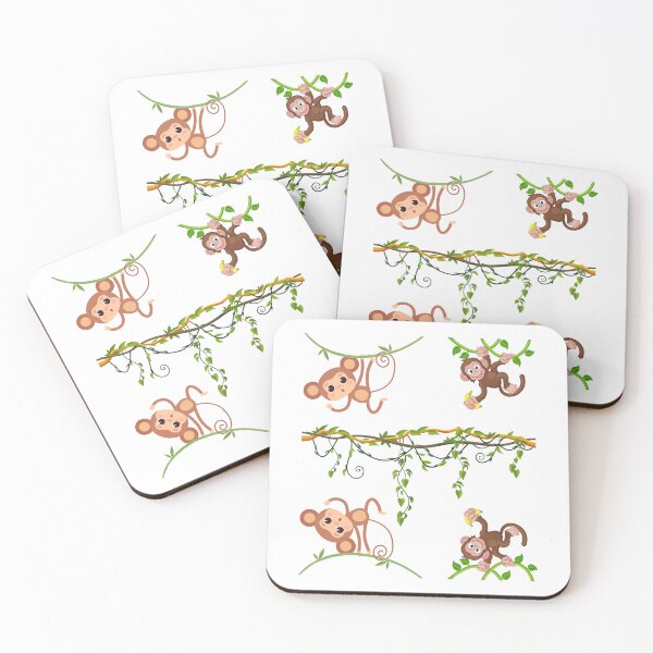 Item preview, Cute Monkey Climbing - Playful Wildlife Art Design by Egyape designed and sold by egyape ⭐⭐⭐⭐⭐.