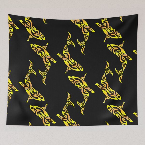 Item preview, KOHOLA (whale) - yellow  designed and sold by Nesian-Tahiti.