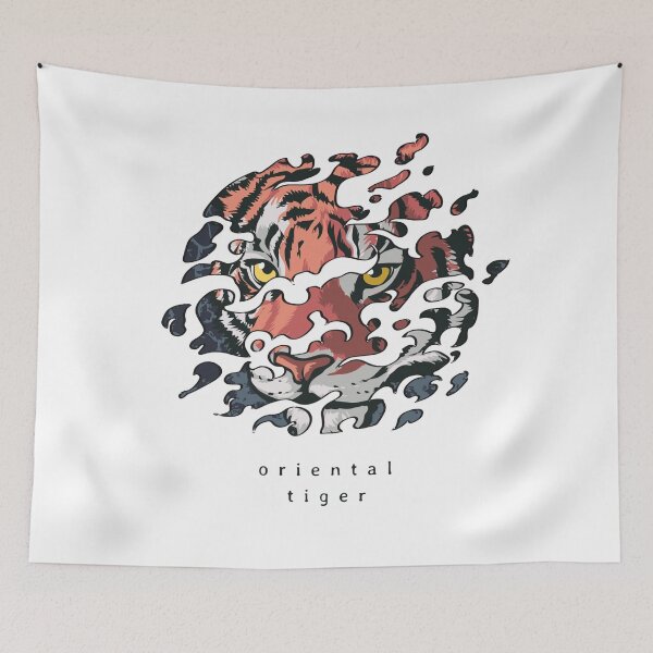 Item preview, Oriental Tiger designed and sold by Jackson-Will.