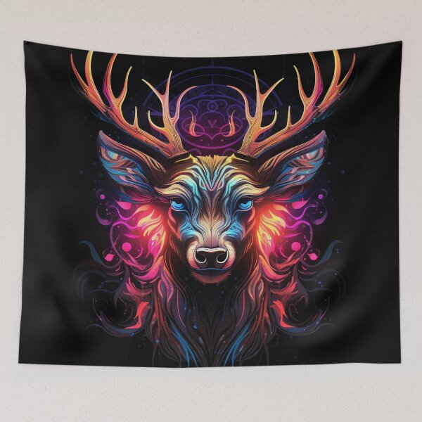 Item preview, Stag Neon Art 49 designed and sold by AstroRisq.