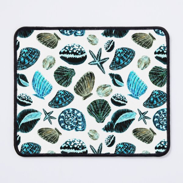 Item preview, Blue Seashells Pattern designed and sold by andrebalest.art.
