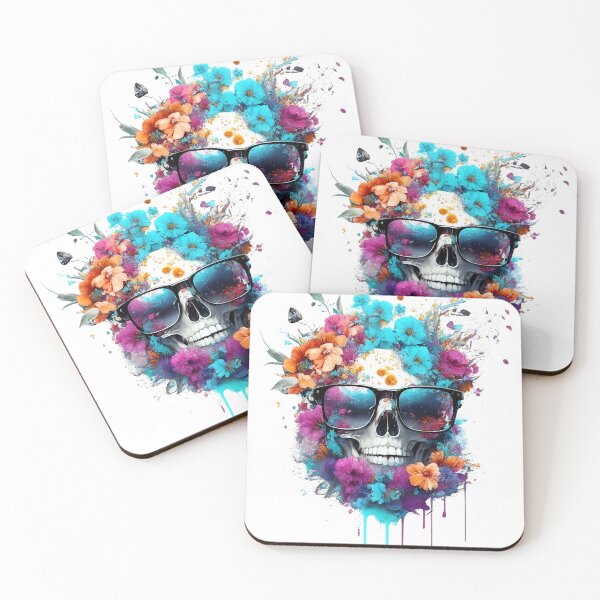 Item preview, Skulls and Flowers 04 designed and sold by AlienSativo.