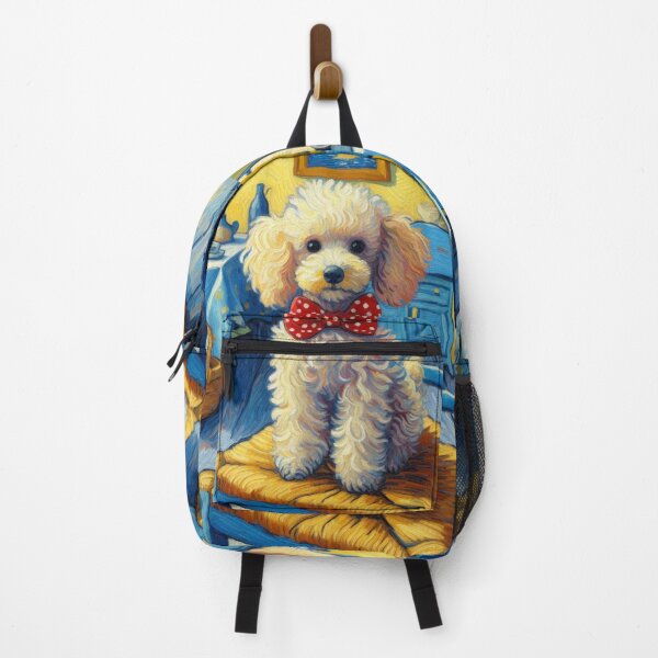 Item preview, Poodle in van Gogh style designed and sold by ArteAnnie.
