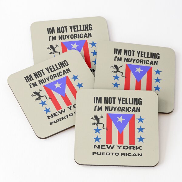 Item preview, Im not yelling Im Puerto Rican Nuyorican New York Puerto Rican designed and sold by FuzzysChristianKitchKatch.
