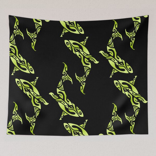 Item preview, KOHOLA (whale) - green  designed and sold by Nesian-Tahiti.