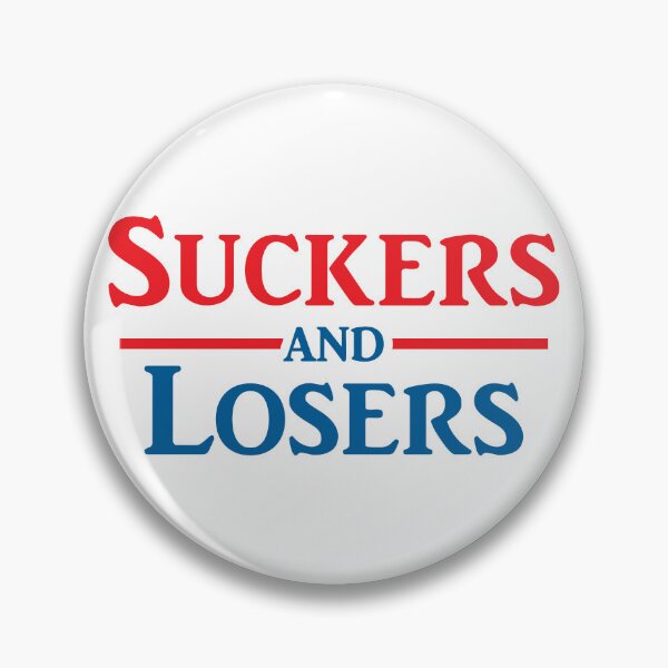 Item preview, Suckers and Losers - Presidential Debate 2024 Humor designed and sold by monkeysoup.