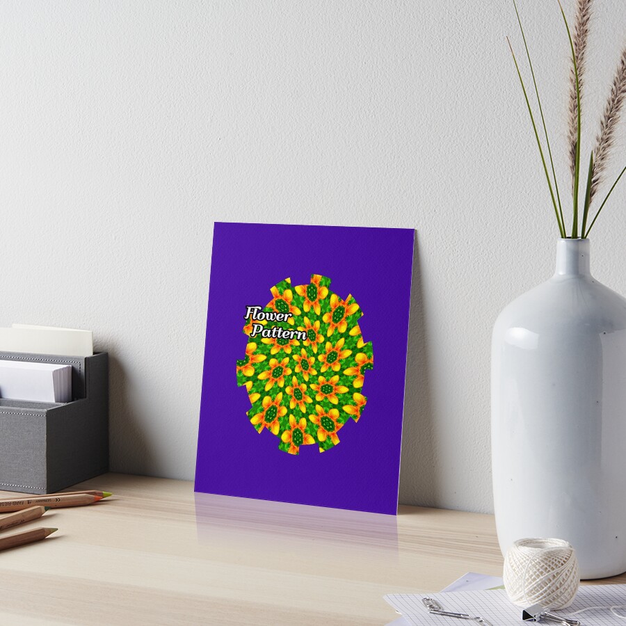 Item preview, Art Board Print designed and sold by Patternflower.